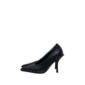 Valentino Garavani Rockstud 100 Leather Heels Pumps Black 38.5